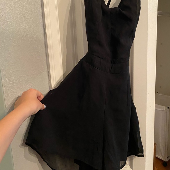 Kirra Open Back Black Playsuit - Picture 2 of 5